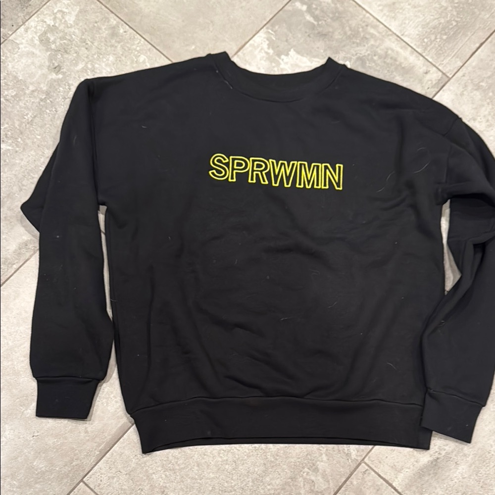 SPRWNM Black Sweater